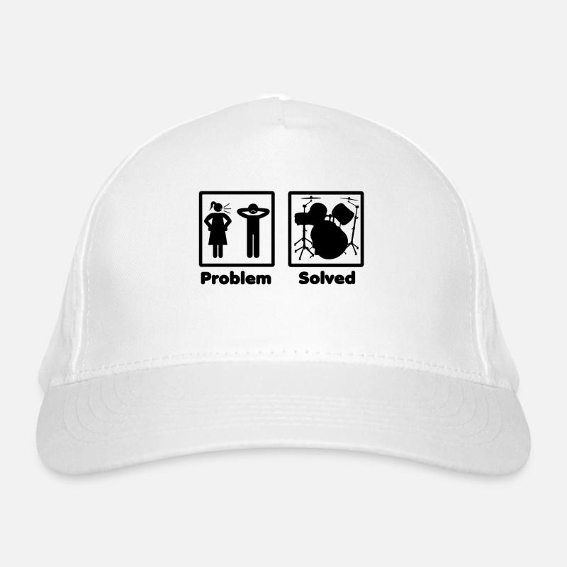 Le problème est résolu tambours de percussion BATTEUR Casquette classique bio
