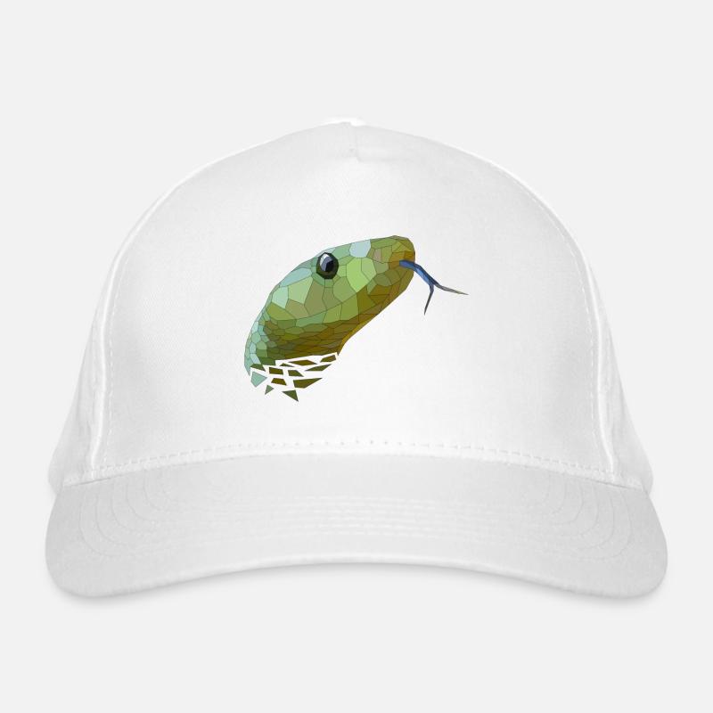 Snake Geometric Low Poly Organic Baseball Cap