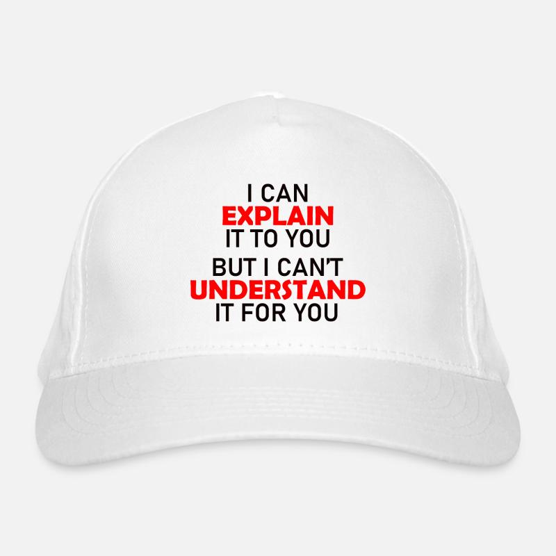 Slogan de l’ingénieur Casquette classique bio