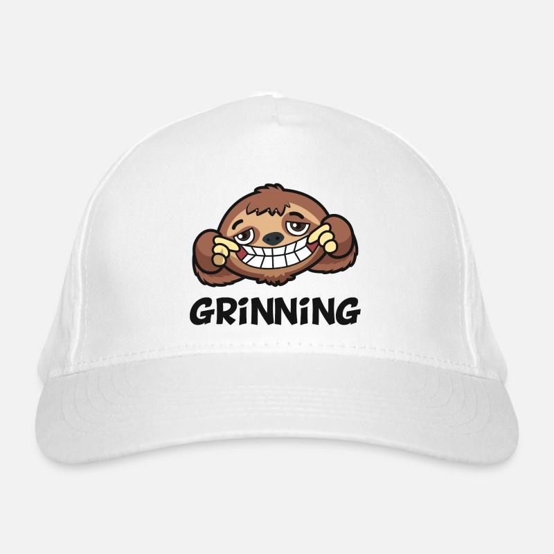 Sourire Drôle Graphique Casquette classique bio