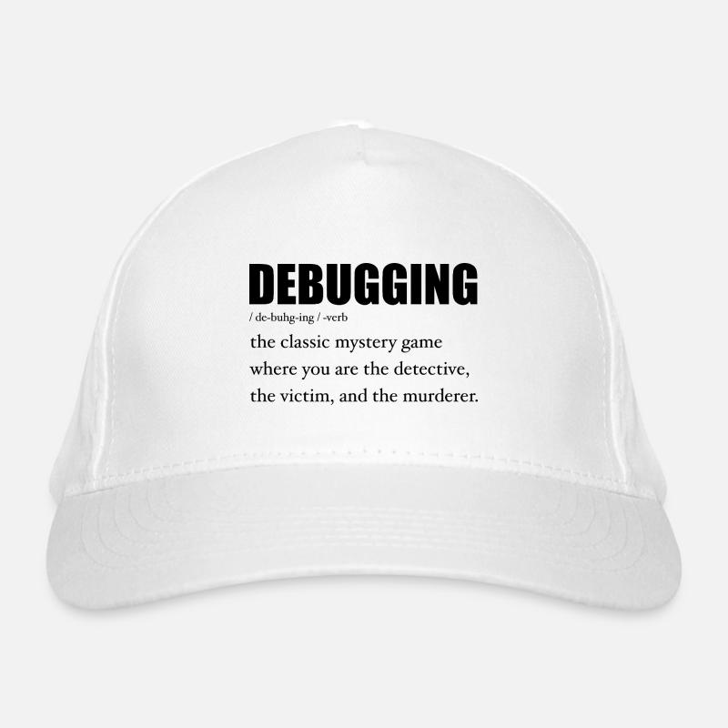 Programmer Debugging Definition Funny IT Developer Organic Baseball Cap