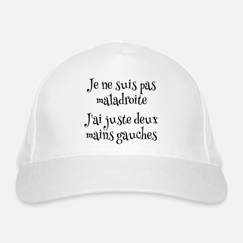 Je ne suis pas maladroite Casquette classique bio