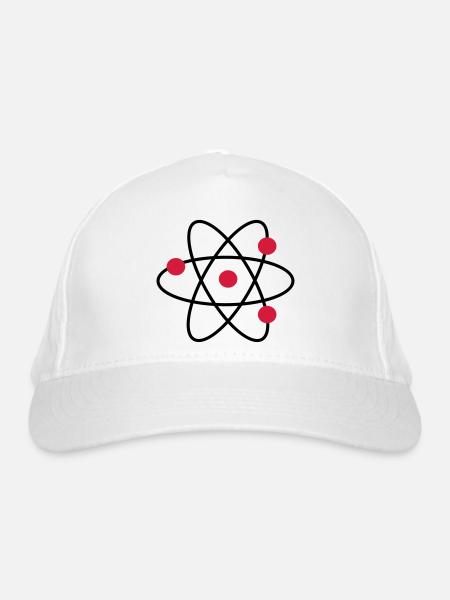 Atome - Casquette classique bio - blanc - Devant