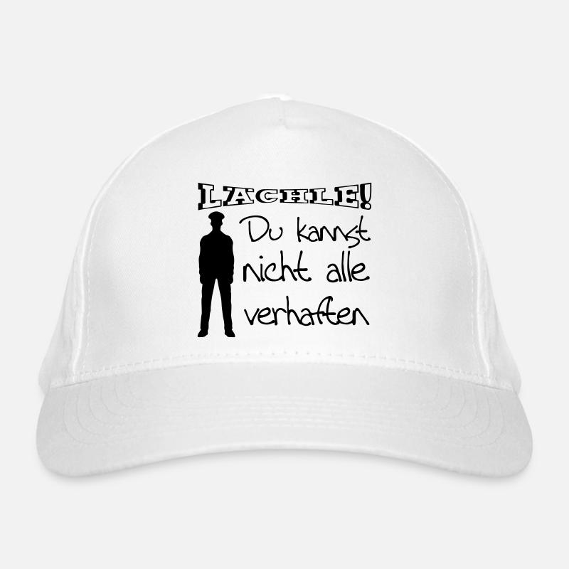 Polizei Geschenk Polizist lustig Spruch Beruf Fun Bio-Baseballkappe