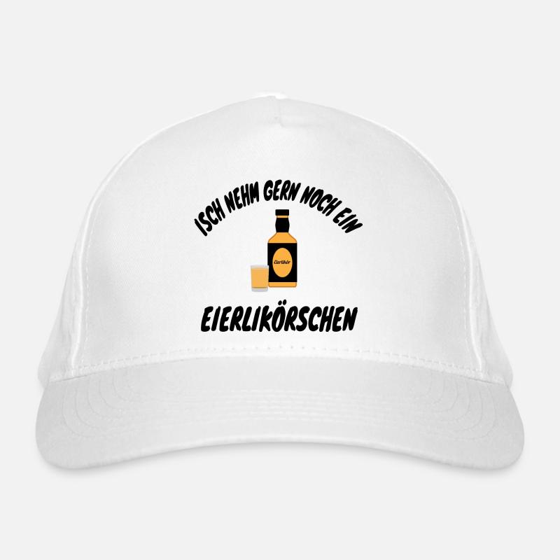 Isch nehm gern noch ein Eierlikörschen Bio-Baseballkappe