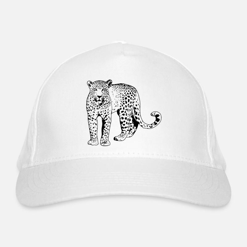 Leopard Bio-Baseballkappe