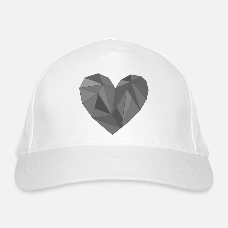 heart Organic Baseball Cap