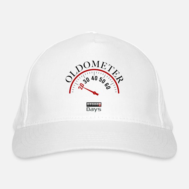Oldometer 20th birthday Organic Baseball Cap