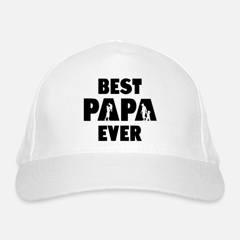 Best Papa Ever Organic Baseball Cap