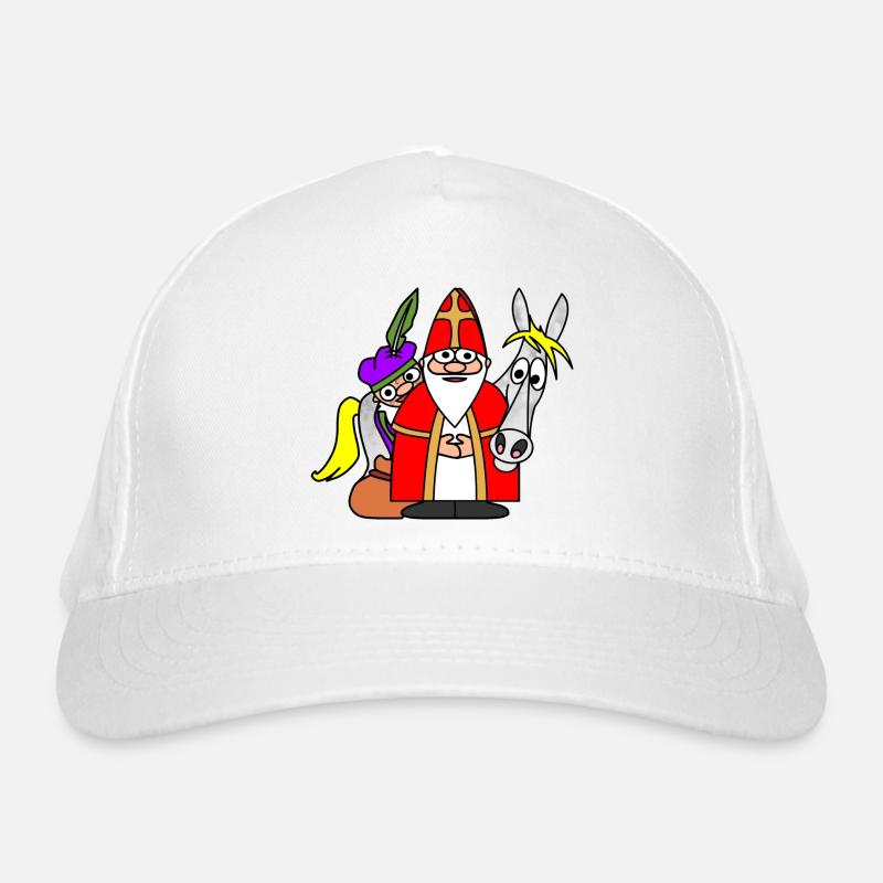 Sinterklaas avec Piet et le trio d’aventure cheval Casquette classique bio