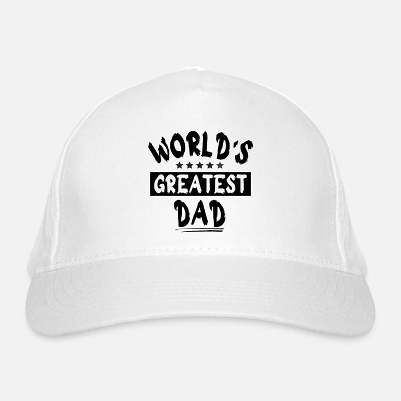 Bester Vater der Welt Bio-Baseballkappe