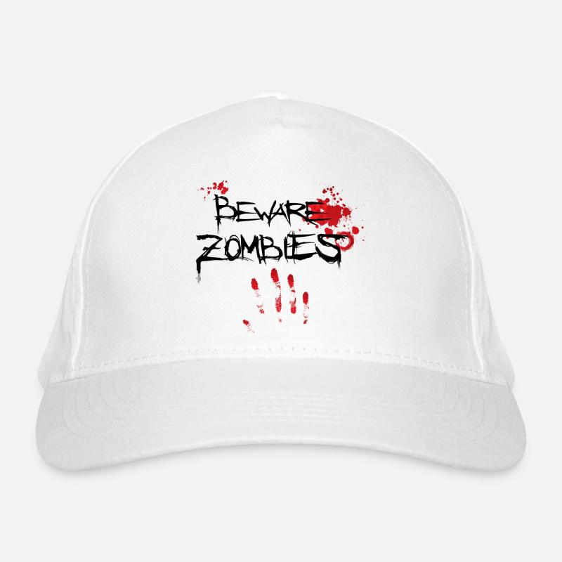 Beware Zombies Organic Baseball Cap