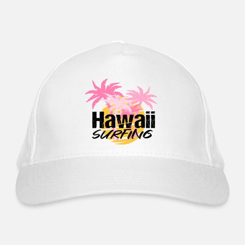 Hawaii surfing Bio-Baseballkappe