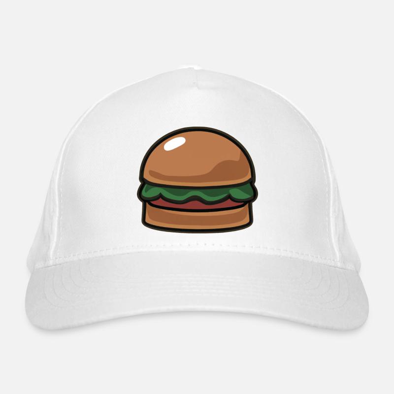 CARTOON BURGER Organic Baseball Cap