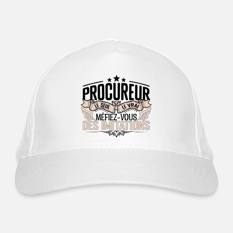 Procureur cadeau Procureur le vrai Procureur Casquette classique bio