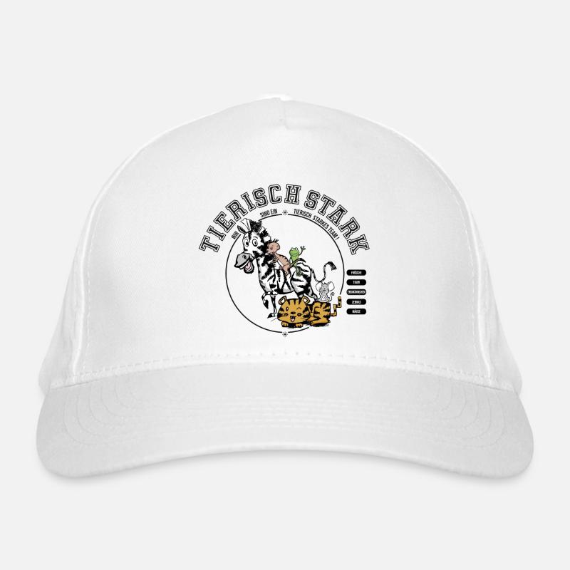 Team-Tierisch Stark Bio-Baseballkappe
