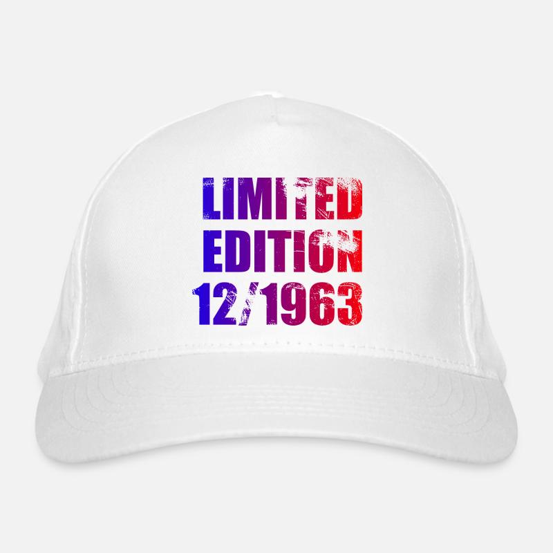 60e anniversaire édition limitée 12/1963 Casquette classique bio