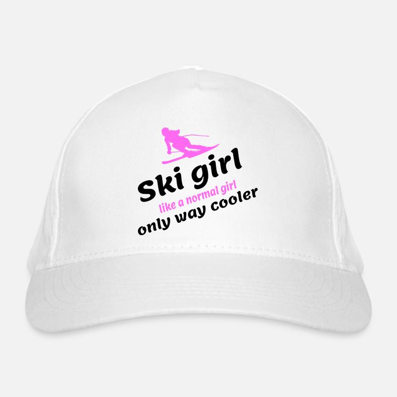 Ski Girl Organic Baseball Cap