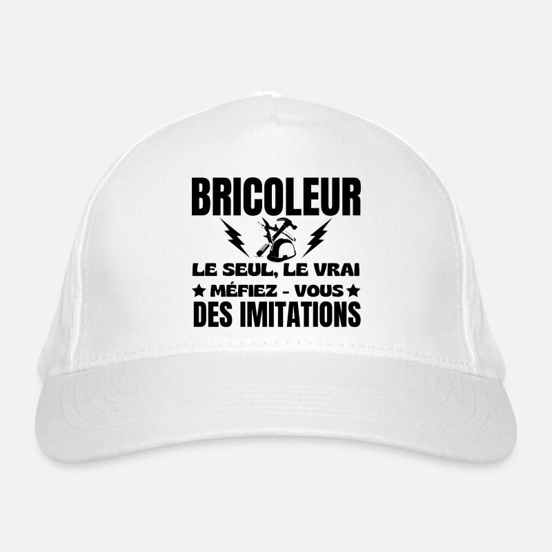 Bricoleur le seul le vrai Casquette classique bio