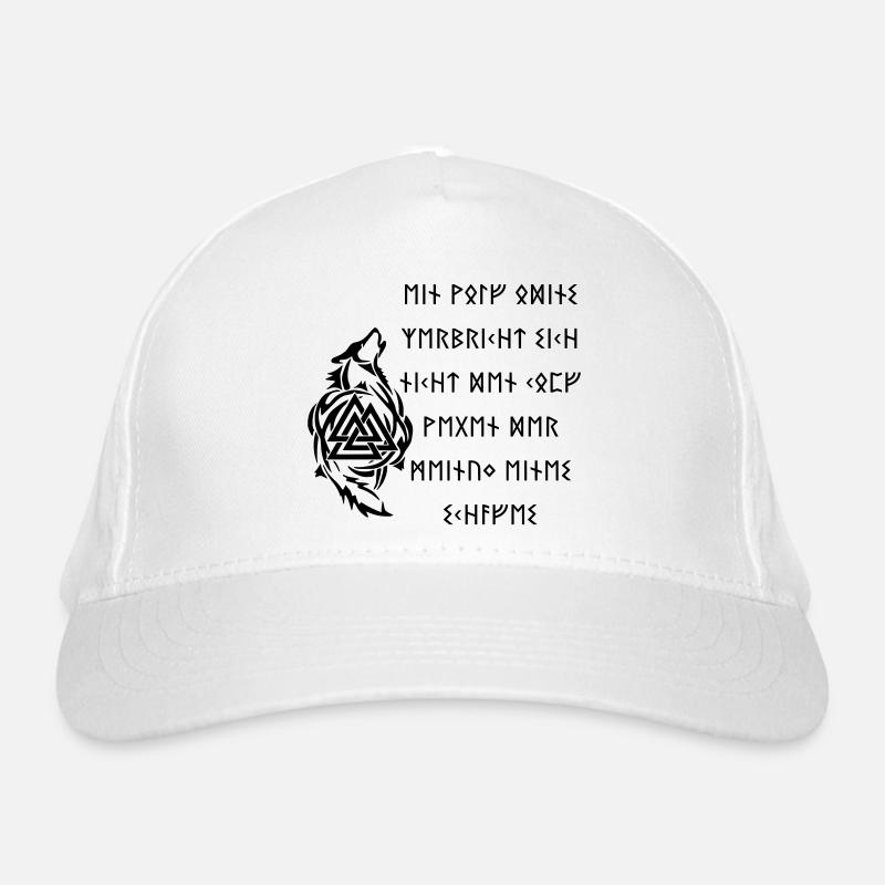 Ein Wolf Odins Bio-Baseballkappe