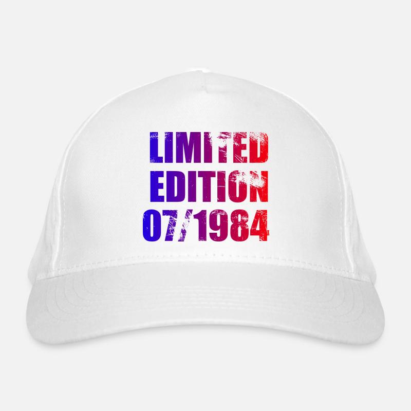 40th Birthday Limited Edition 07/1984 Organic Baseball Cap