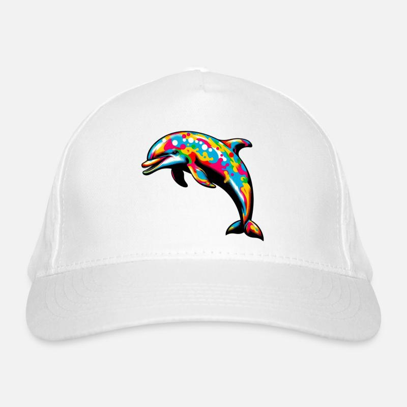 Delfin Bio-Baseballkappe