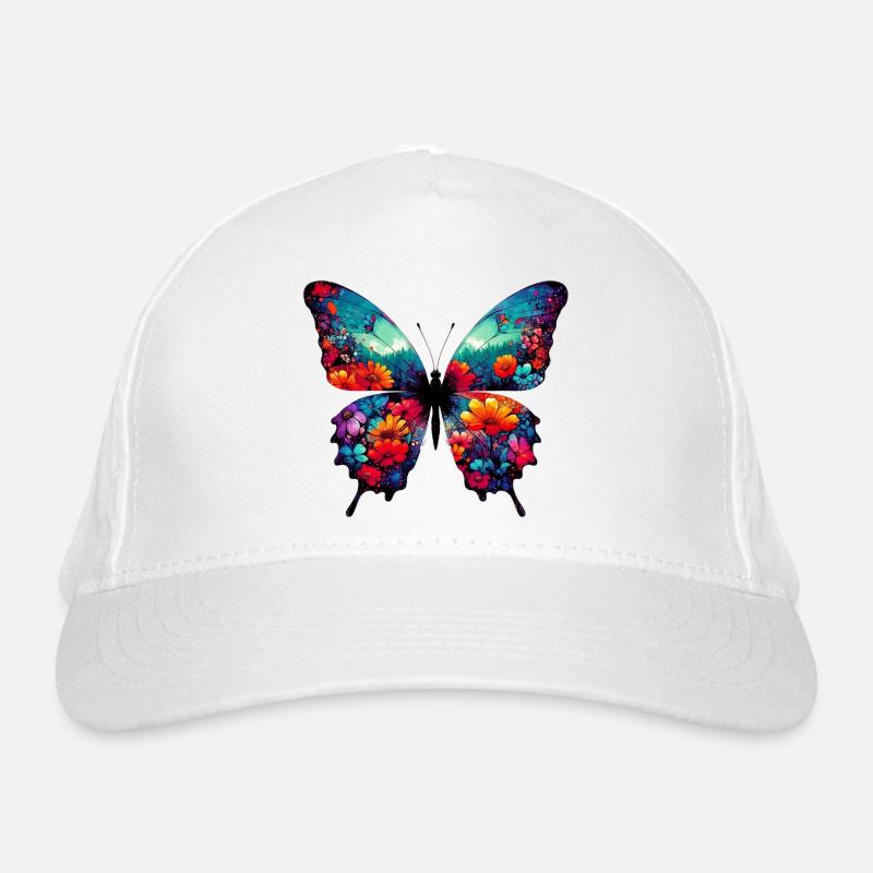 Butterfly Organic Baseball Cap