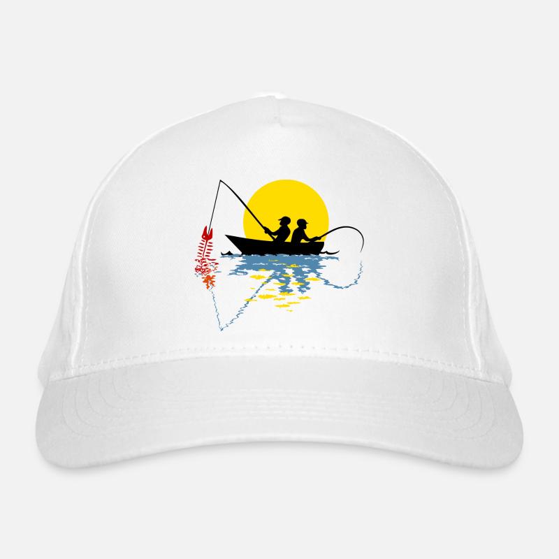 Pêcheur en bateau Casquette classique bio