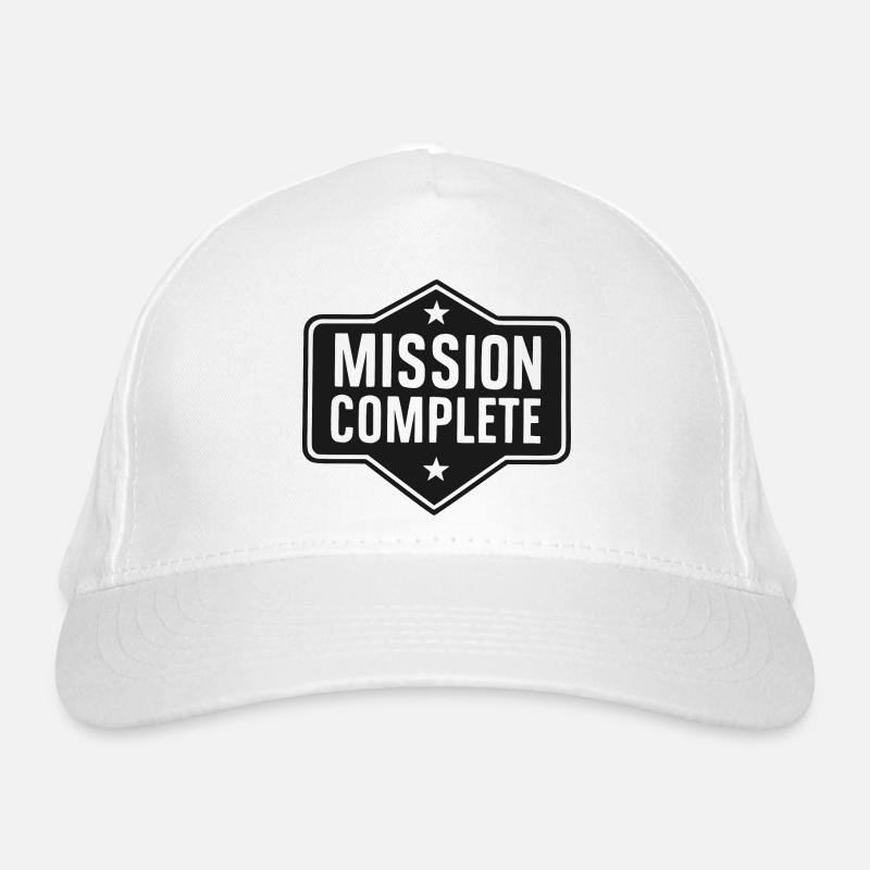 Mission Complete Organic Baseball Cap