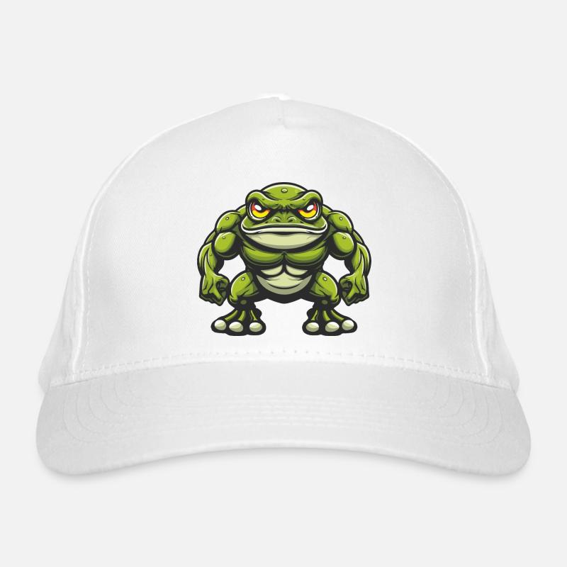 Frosch Comic Bio-Baseballkappe