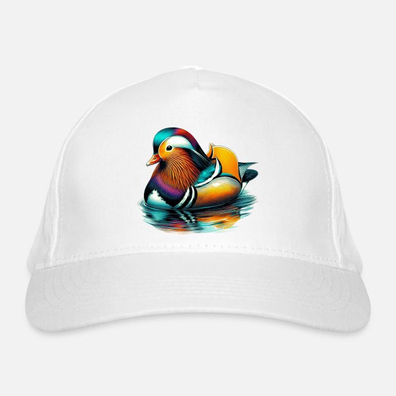 Mandarin duck Organic Baseball Cap