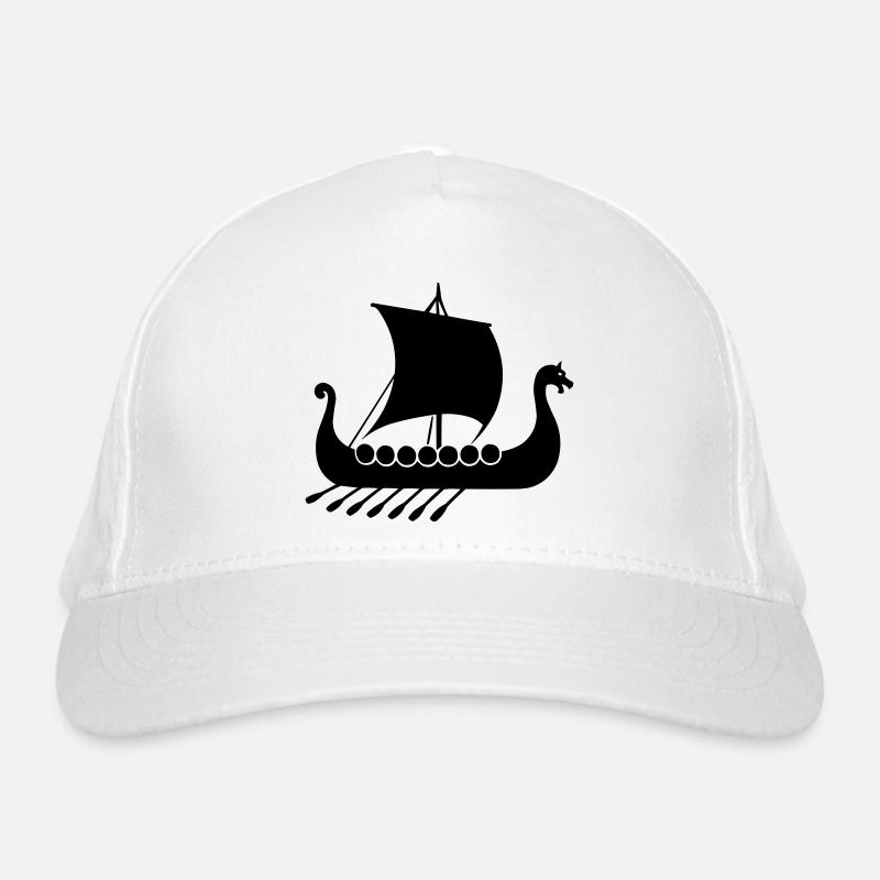 wikinger schiff Bio-Baseballkappe