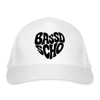Bassd scho - Bio-Baseballkappe - Weiß - Vorne