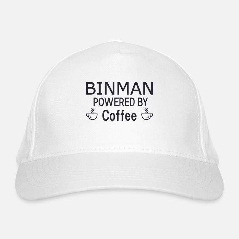 Binman Powered By Coffee Bio-Baseballkappe