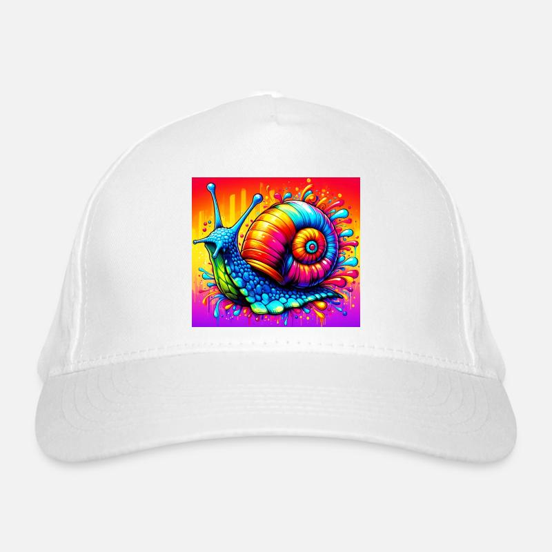 Snail Organic Baseball Cap
