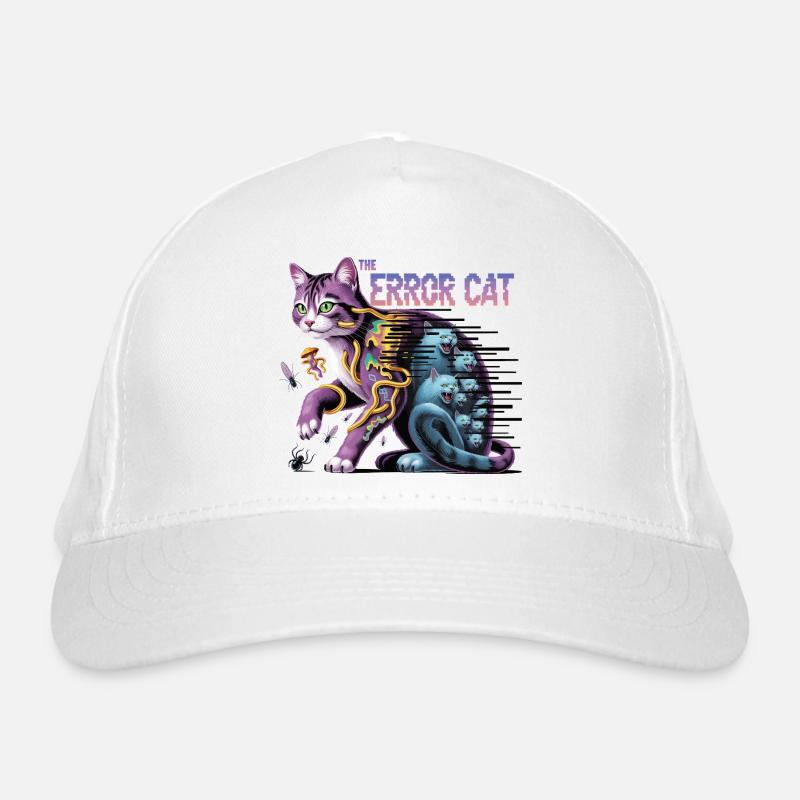 Die irrende Katze Digitale Kunst Bio-Baseballkappe