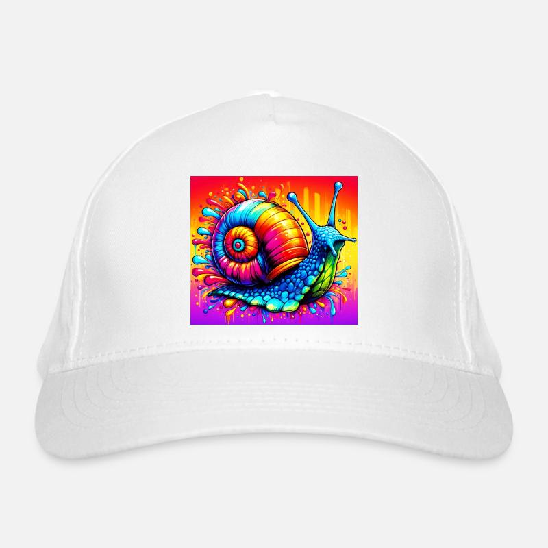 Snail Organic Baseball Cap