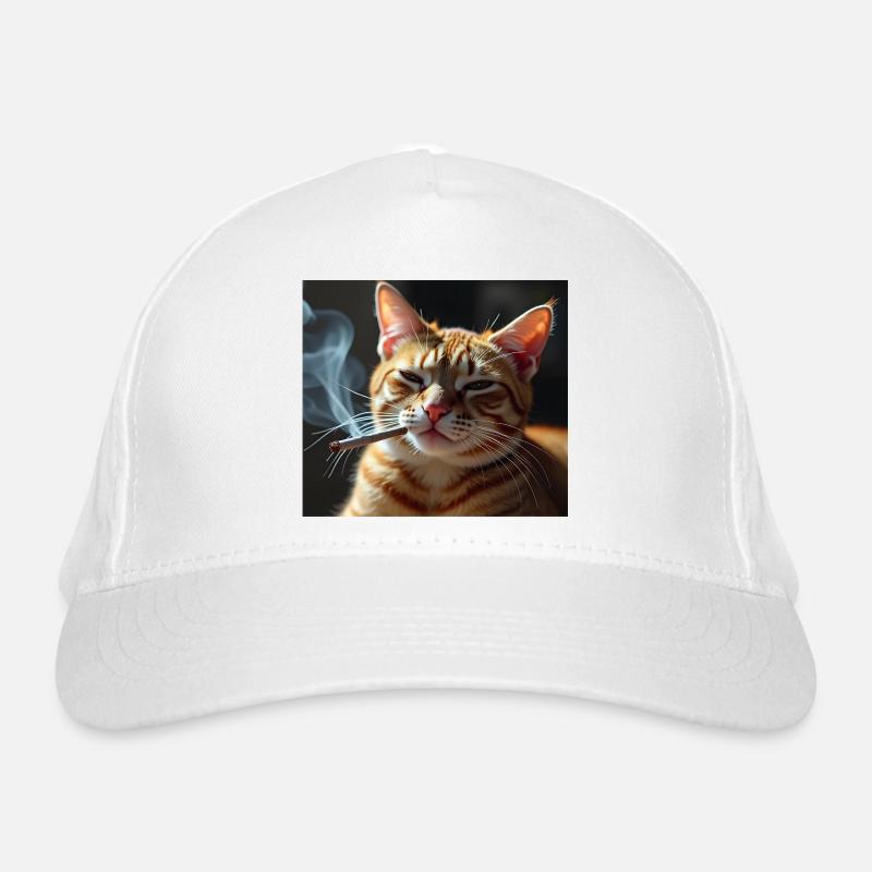 Fumer Chat Génération Z Mème Chat Fumer Casquette classique bio