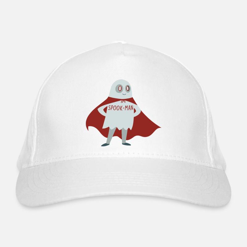 Spook Man Ghost Cape Organic Baseball Cap