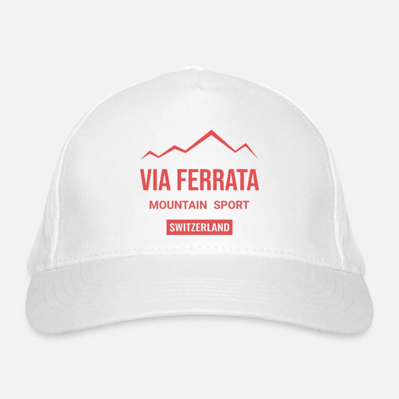 Via Ferrata Switzerland Organic Baseball Cap