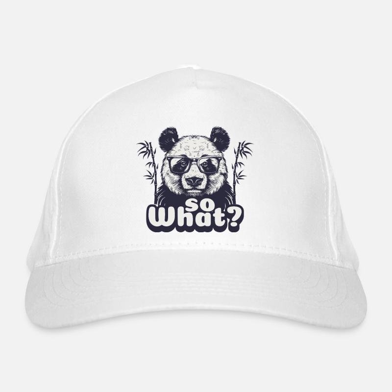 Panda, So What Organic Baseball Cap