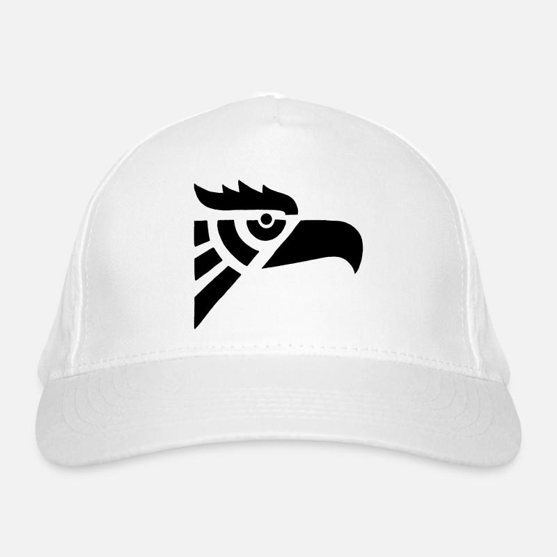 Tête d'aigle noir aztèque Casquette classique bio