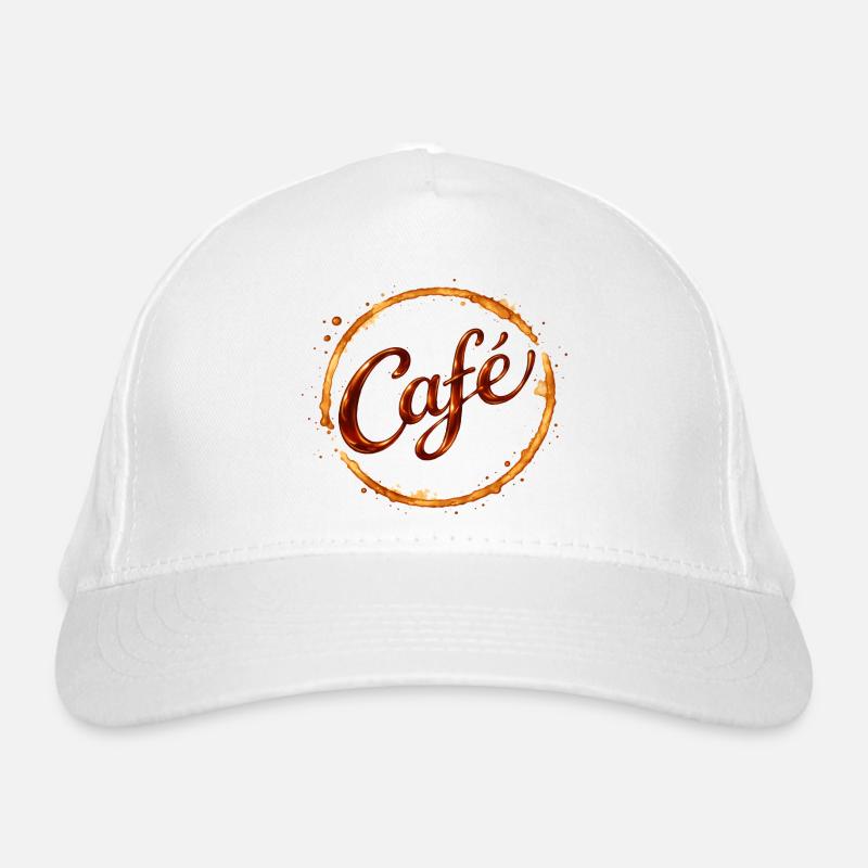 Coffee Kaffeetassenabdruck Illustration  Bio-Baseballkappe