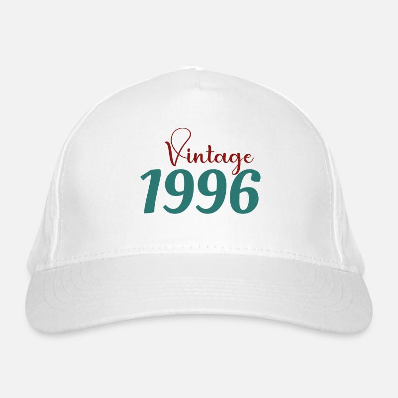 Tee 30 Ans Rétro 70s Né(e) 1996 Casquette classique bio