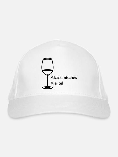 Akademisches Viertel - Bio-Baseballkappe - Weiß - Vorne