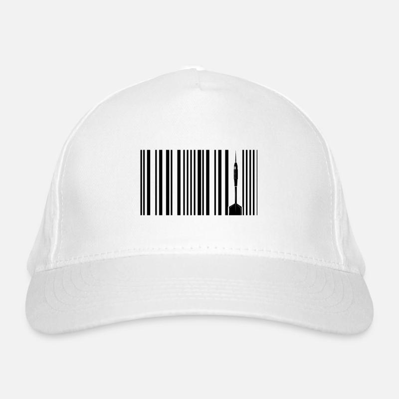 Fléchettes Joueur de fléchettes Fléchettes « Dart-Barcode-Dartcode » Casquette classique bio
