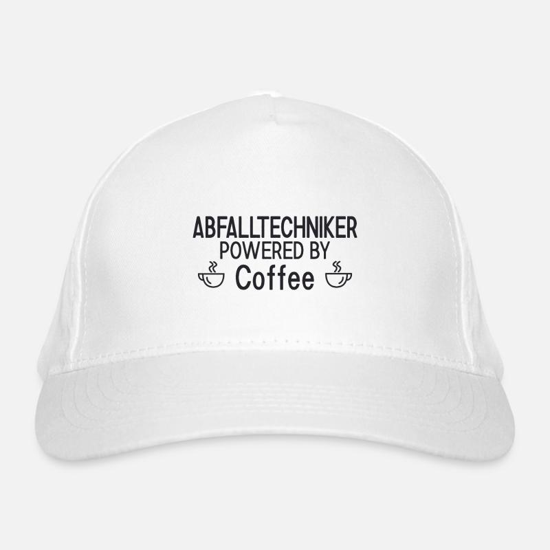Abfalltechniker Powered By Coffee Bio-Baseballkappe