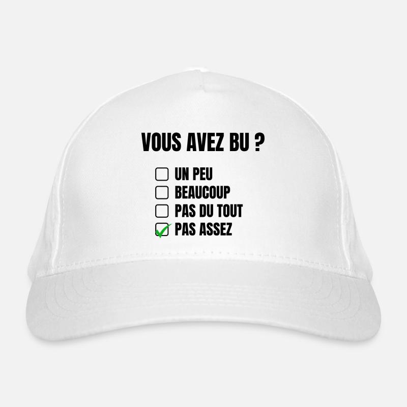 vous avez bu Casquette classique bio