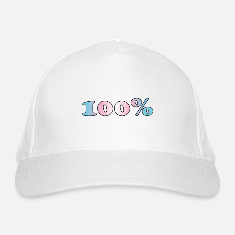 100 Prozent trans Bio-Baseballkappe