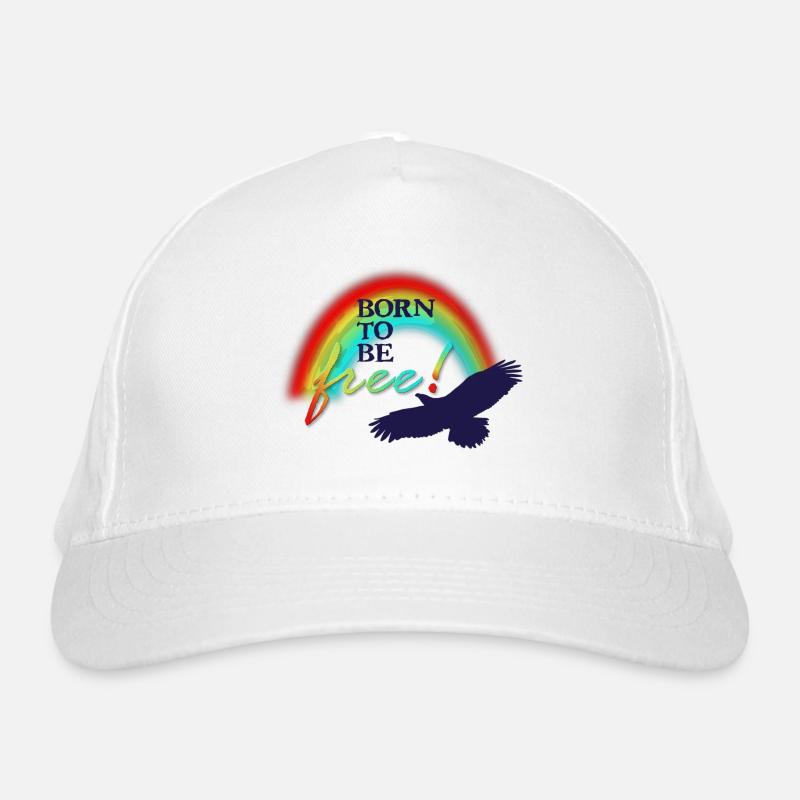 Né pour être libre Casquette classique bio